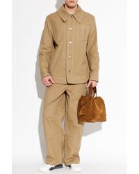 Ami Paris - Denim Jacket With Pockets - Lyst