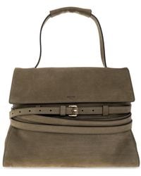 Moschino - Suede Shopper Bag - Lyst