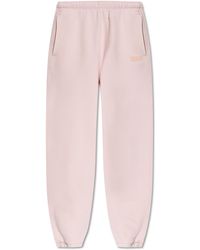 American Vintage - Sweatpants With Printed Logo - Lyst