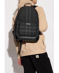Burberry - Rocco Plaid Backpack - Lyst