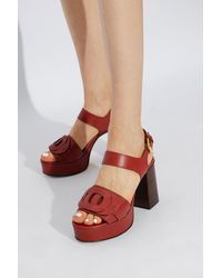 See By Chloé - 'loys' Heeled Sandals, - Lyst