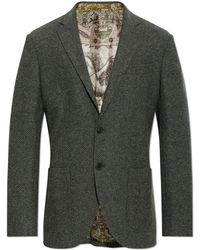 Etro - Herringbone Pattern Blazer - Lyst