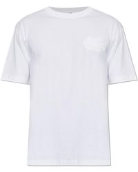 Etro - T-Shirt With Logo - Lyst