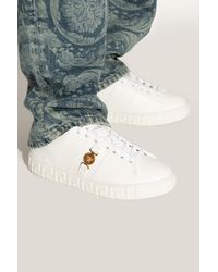 Versace - Sports Shoes With Logo - Lyst