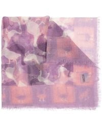 Moschino - Cashmere Scarf With Print - Lyst