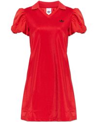 adidas Originals - Dress With Puff Sleeves - Lyst