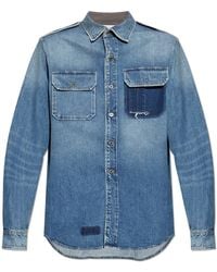 Maison Margiela - Denim Shirt With A 'Vintage' Effect - Lyst