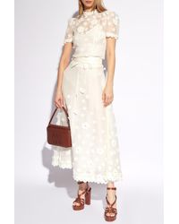 Zimmermann - Skirt With Floral Motif, - Lyst