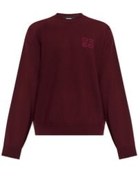 DSquared² - Wool Sweater With Embroidered Logo - Lyst