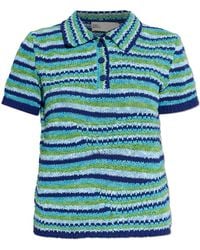 Tory Burch - Polo With Decorative Knit - Lyst