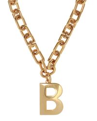 balenciaga b necklace