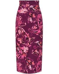 Versace Jeans Couture - Skirt With Back Slit - Lyst