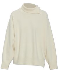Rohe - Wool Turtleneck With Fringes - Lyst