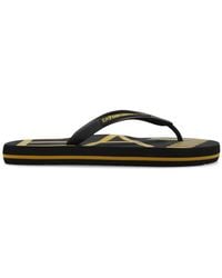 EA7 - Rubber Flip-Flops With Logo - Lyst