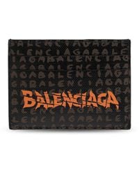Balenciaga - Card Holder With Logo - Lyst