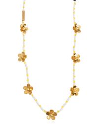 Marc Jacobs - Necklace With Floral Motif - Lyst