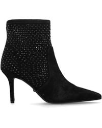 Kurt Geiger - Suede Heeled Ankle Boots "Kensington" - Lyst