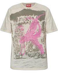 DIESEL - T-Shirt 'T-Jalo-A' - Lyst