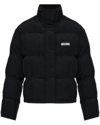 Moschino - Insulated Jacket With Stand-Up Collar - Lyst