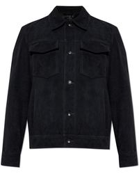 Rag & Bone - Suede Jacket - Lyst