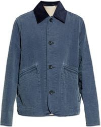 Paul Smith - Jacket With Corduroy Collar - Lyst