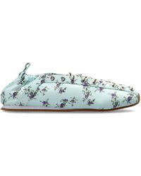 Ganni - Sports Shoes With A Floral Motif - Lyst