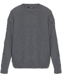 Balmain - Crew Neck Sweater - Lyst