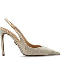 Dolce & Gabbana - Heeled Shoes With Shimmering Crystals - Lyst