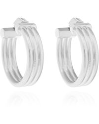 AllSaints - Round Earrings - Lyst