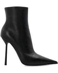 Le Silla - Leather Heeled Ankle Boots 'Bella' - Lyst