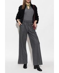 Jil Sander - Wool Trousers With Stitched Seams On The Legs - Lyst