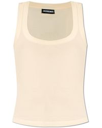 Jacquemus - Ribbed Sleeveless Top - Lyst