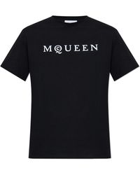 McQueen - T-Shirt With Logo - Lyst