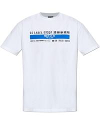 44 Label Group - T-Shirt With Logo - Lyst
