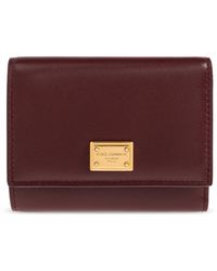 Dolce & Gabbana - Leather Wallet With Applique - Lyst