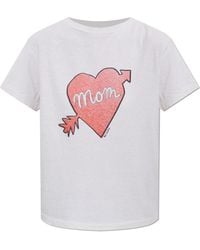 RE/DONE - T-Shirt With Print - Lyst