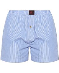 Willy Chavarria - Striped Pattern Shorts - Lyst