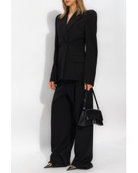 Balenciaga - Oversize Pleat-Front Trousers - Lyst