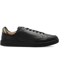 Burberry - Leather Sports Shoes - Lyst