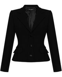 Dolce & Gabbana - Blazer With Notch Lapels - Lyst