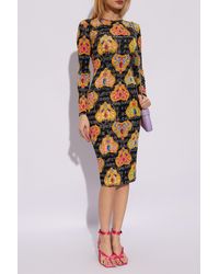 Versace - Dress With Long Sleeves, - Lyst