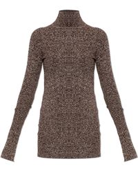 Sportmax - Wool Turtleneck Sweater 'Bouquet' - Lyst