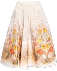 Zimmermann - Floral Pattern Skirt - Lyst