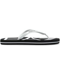 EA7 - Rubber Slides With Logo - Lyst