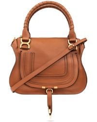Chloé - 'Marcie Medium' Leather Shoulder Bag - Lyst