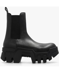 Balenciaga - 'bulldozer' Leather Chelsea Boots, - Lyst