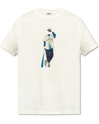 New Balance - Cotton T-shirt, - Lyst