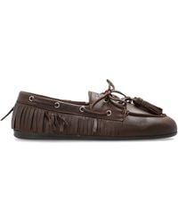 POSA - "Boat Native Tassel" Loafers Shoes - Lyst