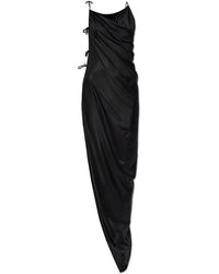 Rick Owens - Asymmetric Dress Tied - Lyst