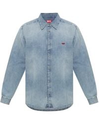 DIESEL - 'D-Simply' Denim Shirt - Lyst